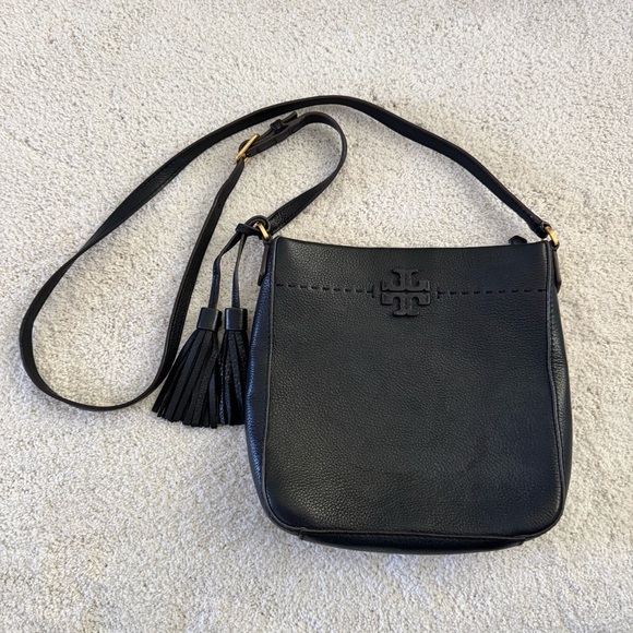 Tory Burch McGraw Leather Swingpack Crossbody Bag - Picture 2 of 4